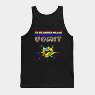 Rainbow Vomit (Design 2) Tank Top